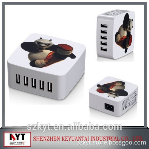 5V 7.8A 40W SAA C-TICK approved charger 5USB Charger KC certificate USB Charger for phone